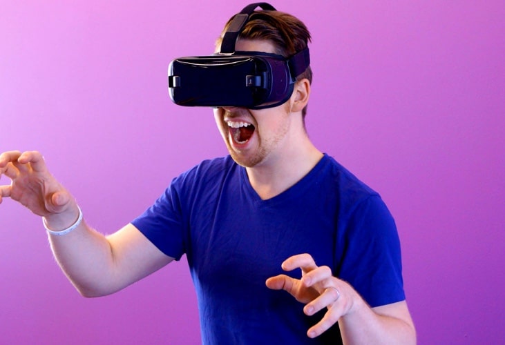 an image of a person using vr